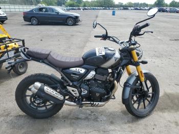  Salvage Triumph Motorcycle Scrambler
