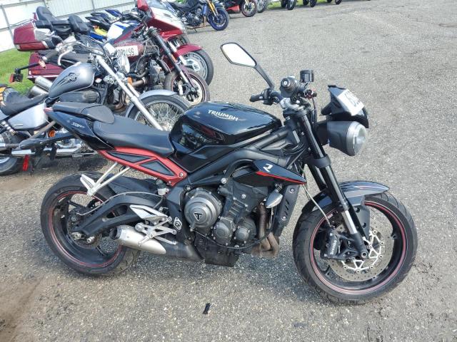  Salvage Triumph Motorcycle Street