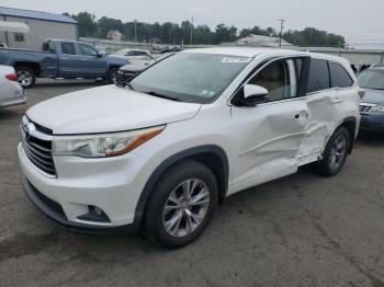  Salvage Toyota Highlander