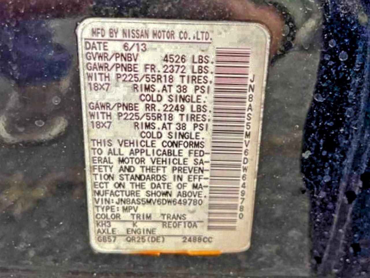 Nissan Rogue S Image 5