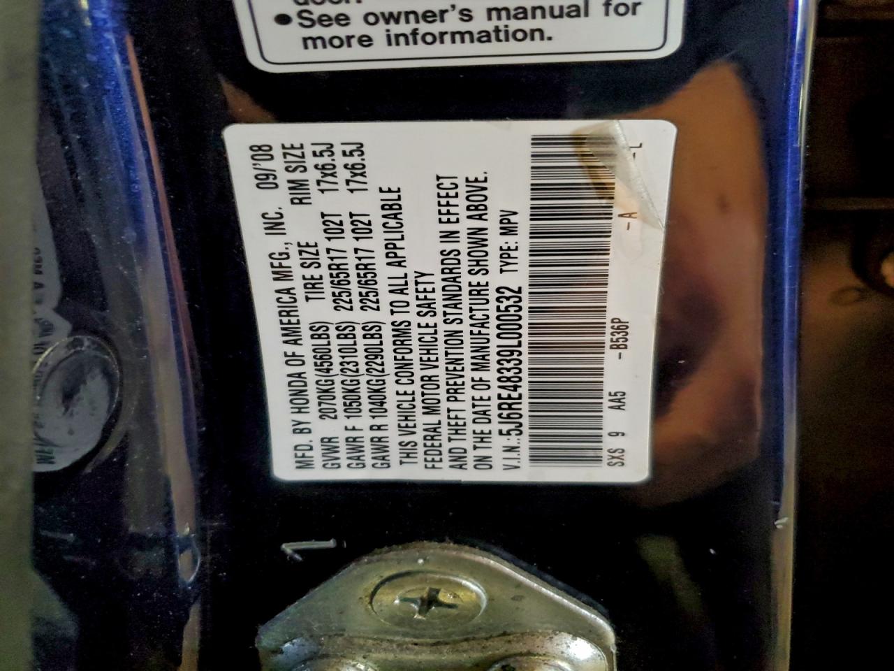 Honda Crv Lx Image 7