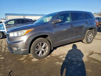  Salvage Toyota Highlander