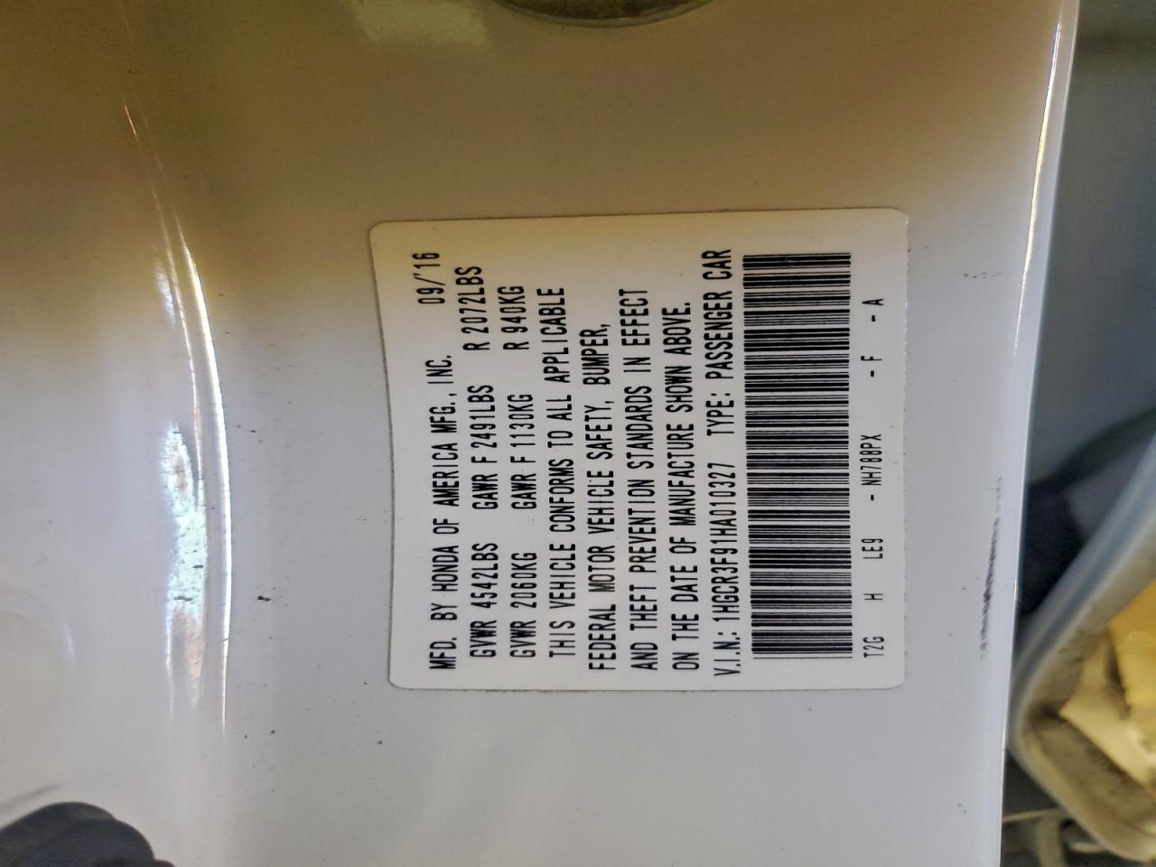 Honda Accord Touring Image 9