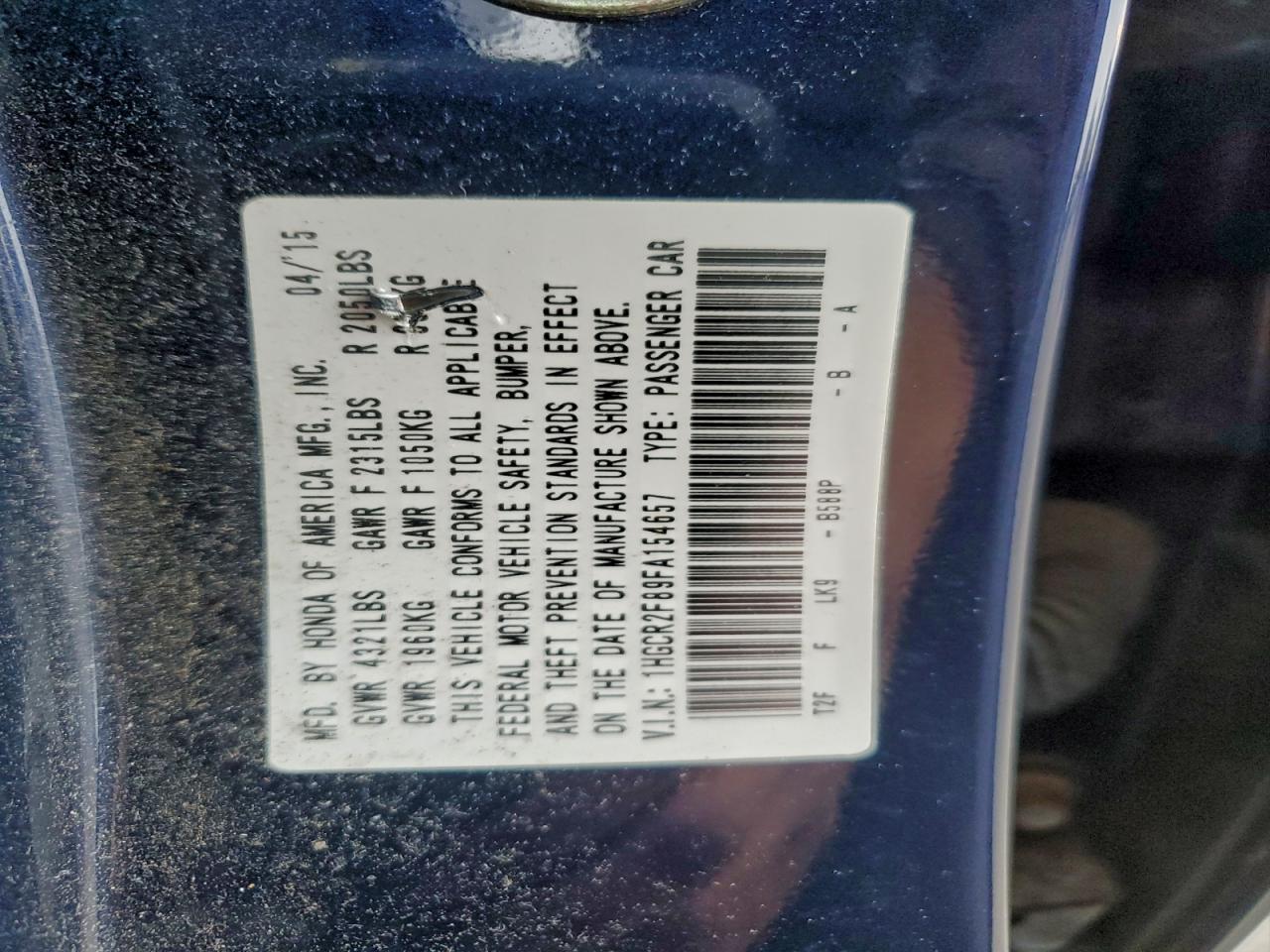 Honda Accord Exl Image 11