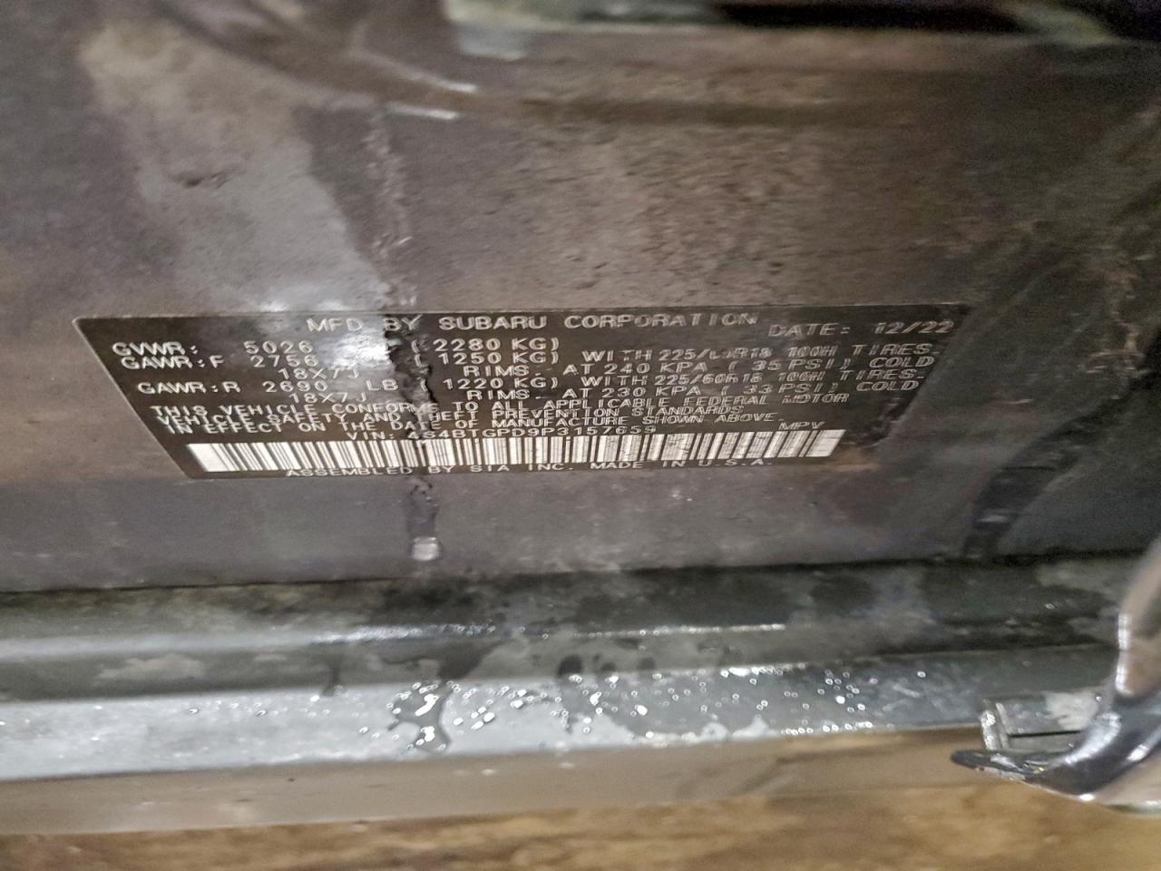 Subaru Outback Touring Image 12