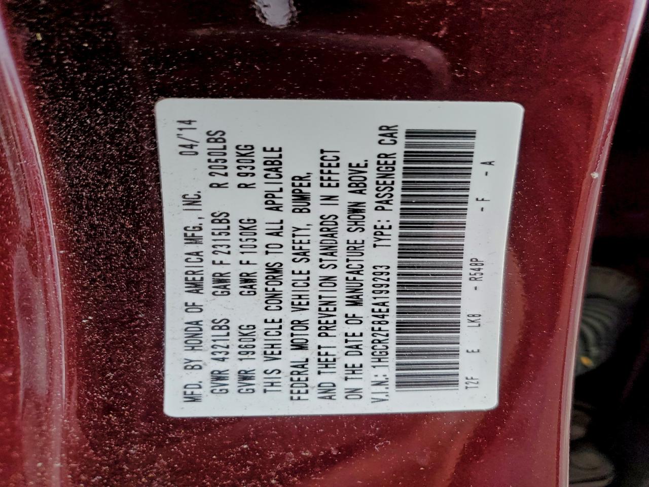 Honda Accord Exl Image 2