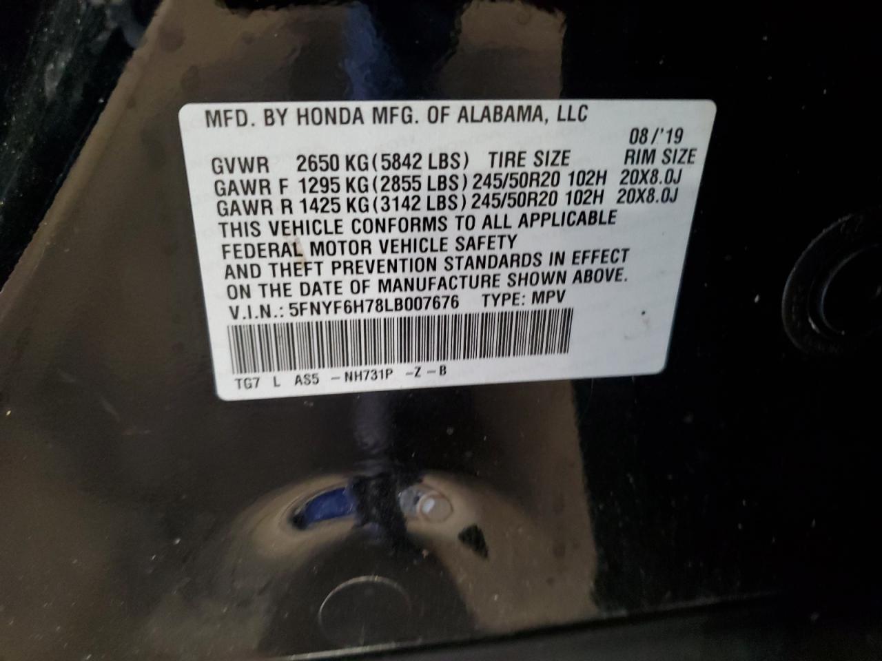 Honda Pilot Black Image 12