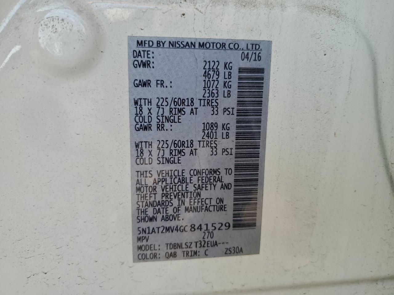 Nissan Rogue S Image 10