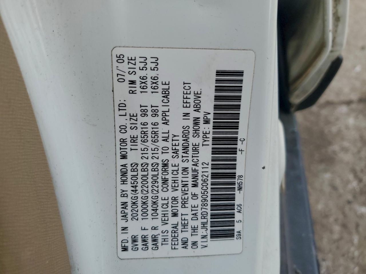 Honda Crv Se Image 10