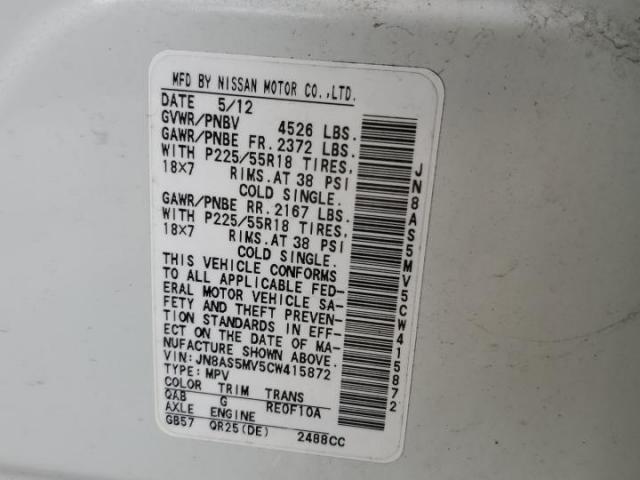 Nissan Rogue S Image 10