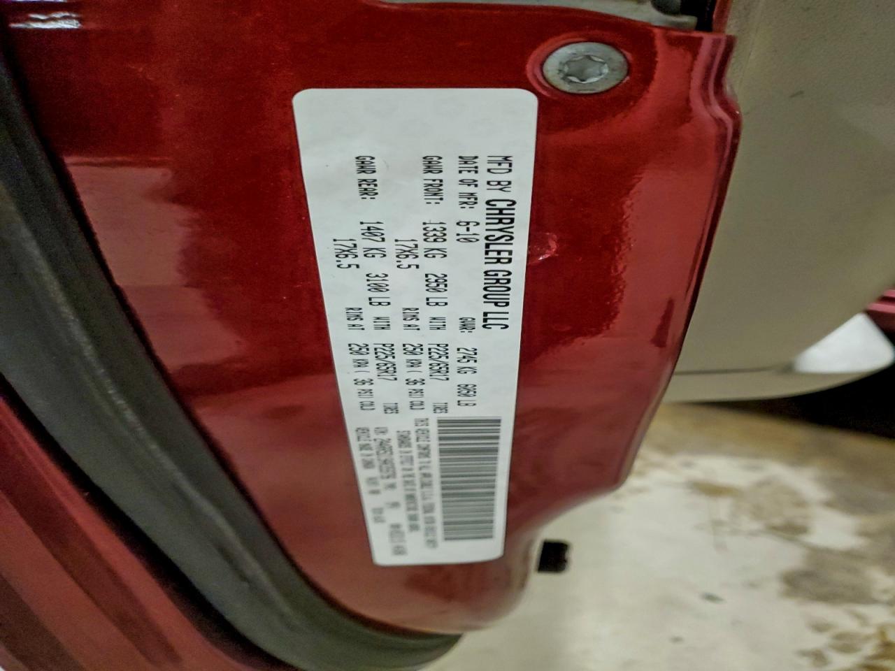 Chrysler Minivan Touring Image 13