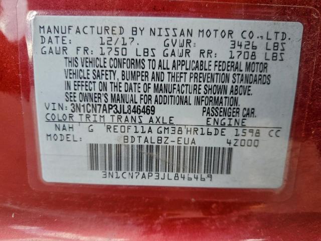 Nissan Versa S Image 10