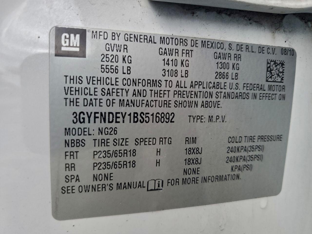 Cadillac SRX Luxury Collection Image 11